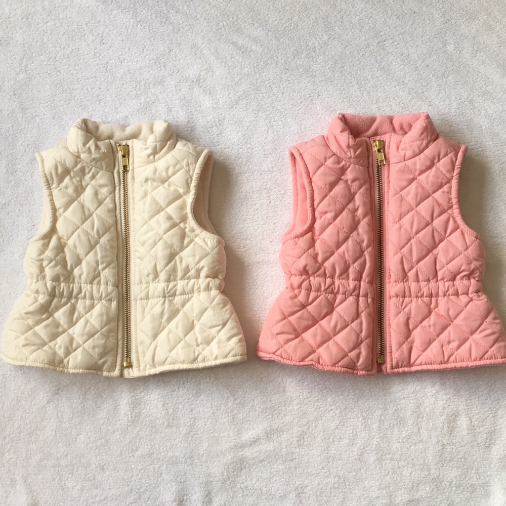 Baby girl bundle - 2 vests